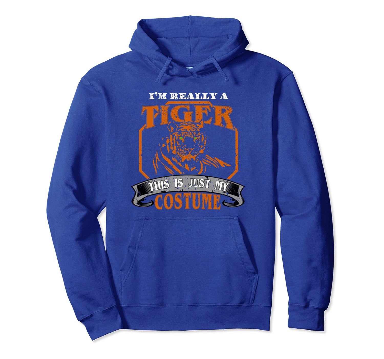 Halloween Costume Hoodie I'm Really A Tiger-Rose