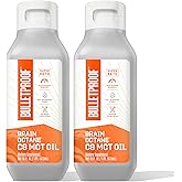 Bulletproof 防彈腦辛烷值 C8 MCT 油，16 盎司（約 473.2 毫升）（2 入裝），生酮飲食補充品，維持能量，抑制食慾