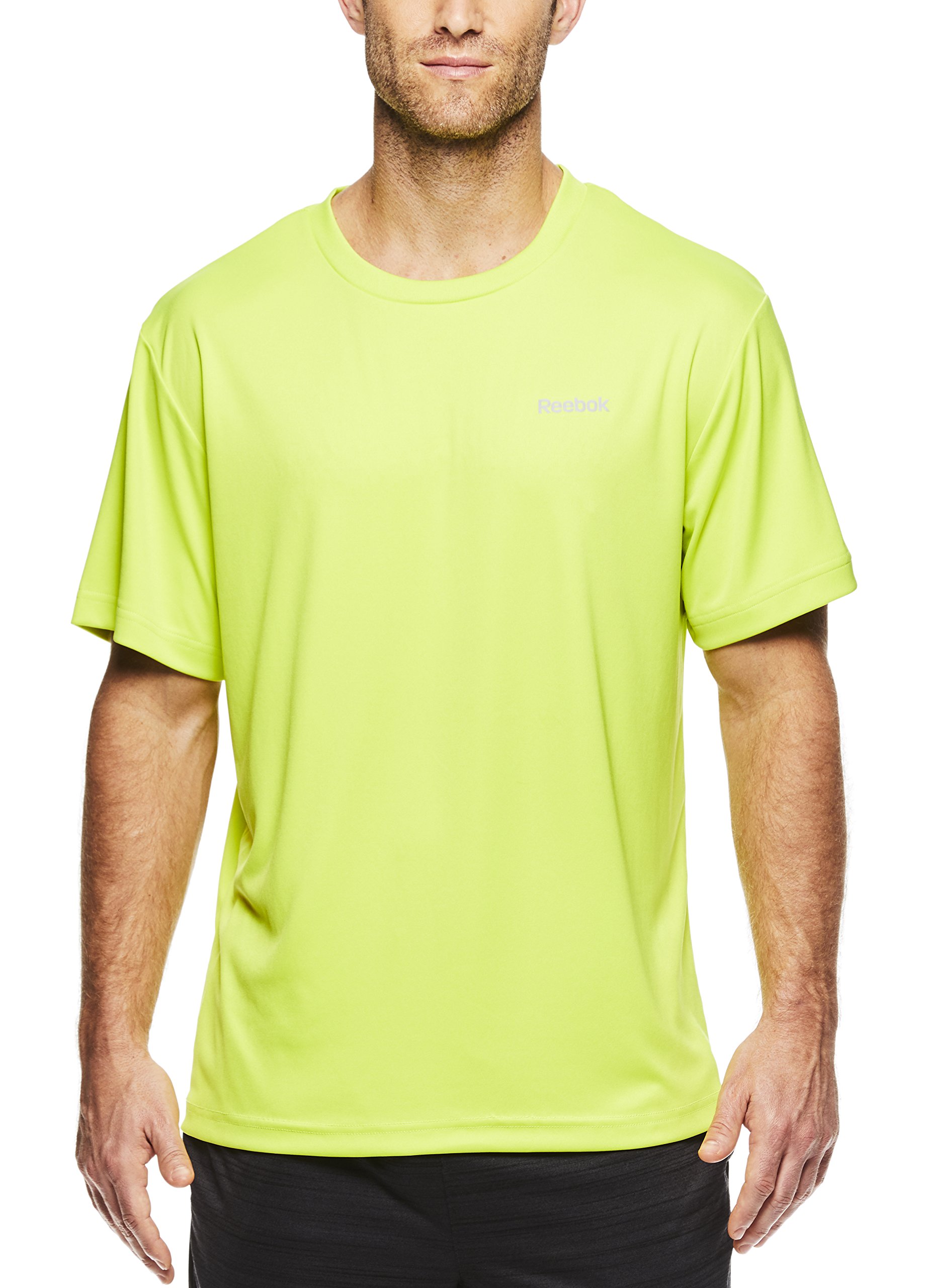 lime green reebok shirt