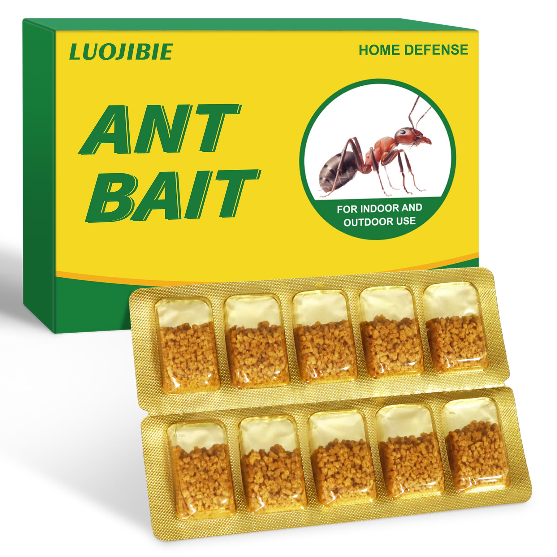 Photo 1 of ** 9 COUNT**LUOJIBIE Ant Killer Bait for Household Use, Ant Traps, Strongly and Effectively Ant Control for Indoor&Outdoor-10 Count