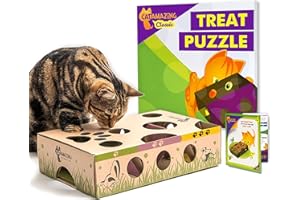 Cat Amazing - Best Cat Toy Ever! Interactive Treat Maze & Puzzle Feeder for Cats
