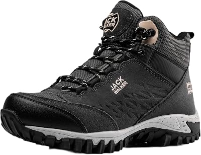 Jack Walker JW2005 Women Waterproof Hiking Boots Rose Gold UK9