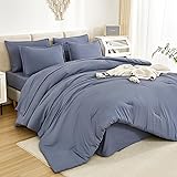 Litanika King Size Comforter Set Bluish Grey - 7