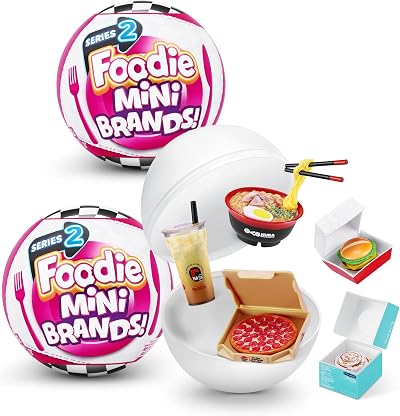 Mini Brands Foodie Series 2 2 Pack Mystery Capsule Collectible Toy Fast Food