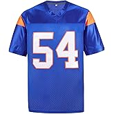 Thad Castle Jersey, #54 Mountain State Quick-Dry Breathable Football Jerseys for Men Blue White S-XXXL