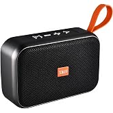 Xjahwr Portable Bluetooth Speakers, Wireless Bluetooth Speaker, Deep Bass, Outdoor Speakers with Handle, Supports TF Card for Outdoor
