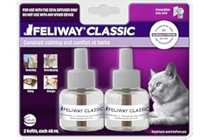 FELIWAY 30 Day Diffuser Refill for Cats, Pack of 2, 2 CT