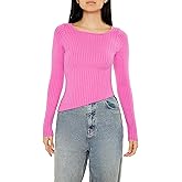 Forever 21 Womens Asymmetrical Ribbed Knit Sweater
