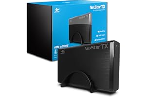 Vantec NexStar TX 3.5" USB 3.0 Hard Drive Enclosure (NST-328S3-BK),Black