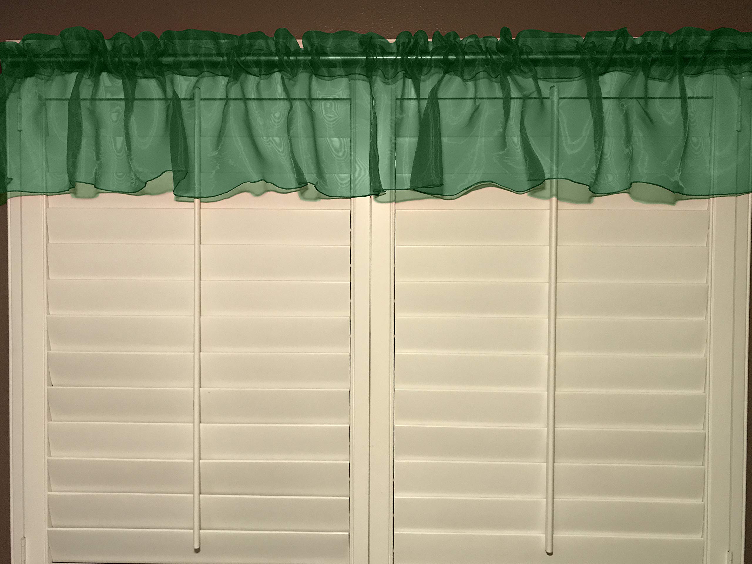 Zen Creative Designs Solid Sheer Organza Window