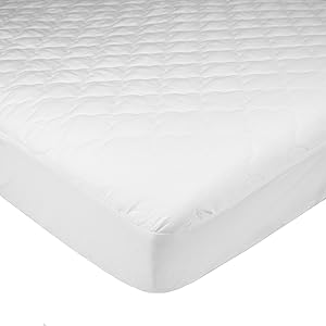 American Baby Company Ultra Soft Waterproof Fitted Quilted Mattress Pad Cover, Twin Size