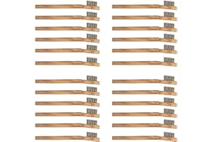 J&R QUALITY TOOLS 24 Pack Stainless Steel Wire Brush Tooth Brushes…
