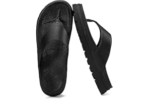 Tmaza Mens Flip Flops Comfortable Arch Support Thong Sandals Non-Slip Outdoor Summer Beach Sandals