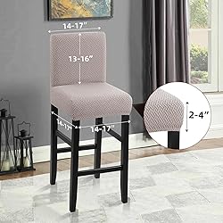 YISUN Waterproof Bar Stool Covers, Stretch Pub