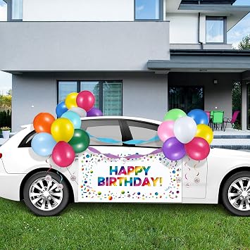 Little Boy Kid Gentleman In Costume Retro Con Giarrettiere E Il Cappuccio E Seduto Su Un Auto In Legno Festa Per I Bambini Con Palloncini Buon Compleanno 1 Anno Foto Stock Alamy