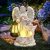 KPFCJSDJ Angel Solar Lights Outdoor Garden, Angel Garden Statues Outdoor - Angel Statue for Patio, Lawn Or Garden Decor