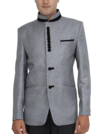 grey jodhpuri suit