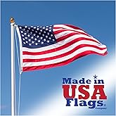Made in USA Flags Co - 6x10 American Flag - Heavy Duty USA Flag - Premium PolyMax Polyester, Sewn Stripes, & Embroidered Stars - All Weather American Flags for Outside - FMAA Certified, US Made