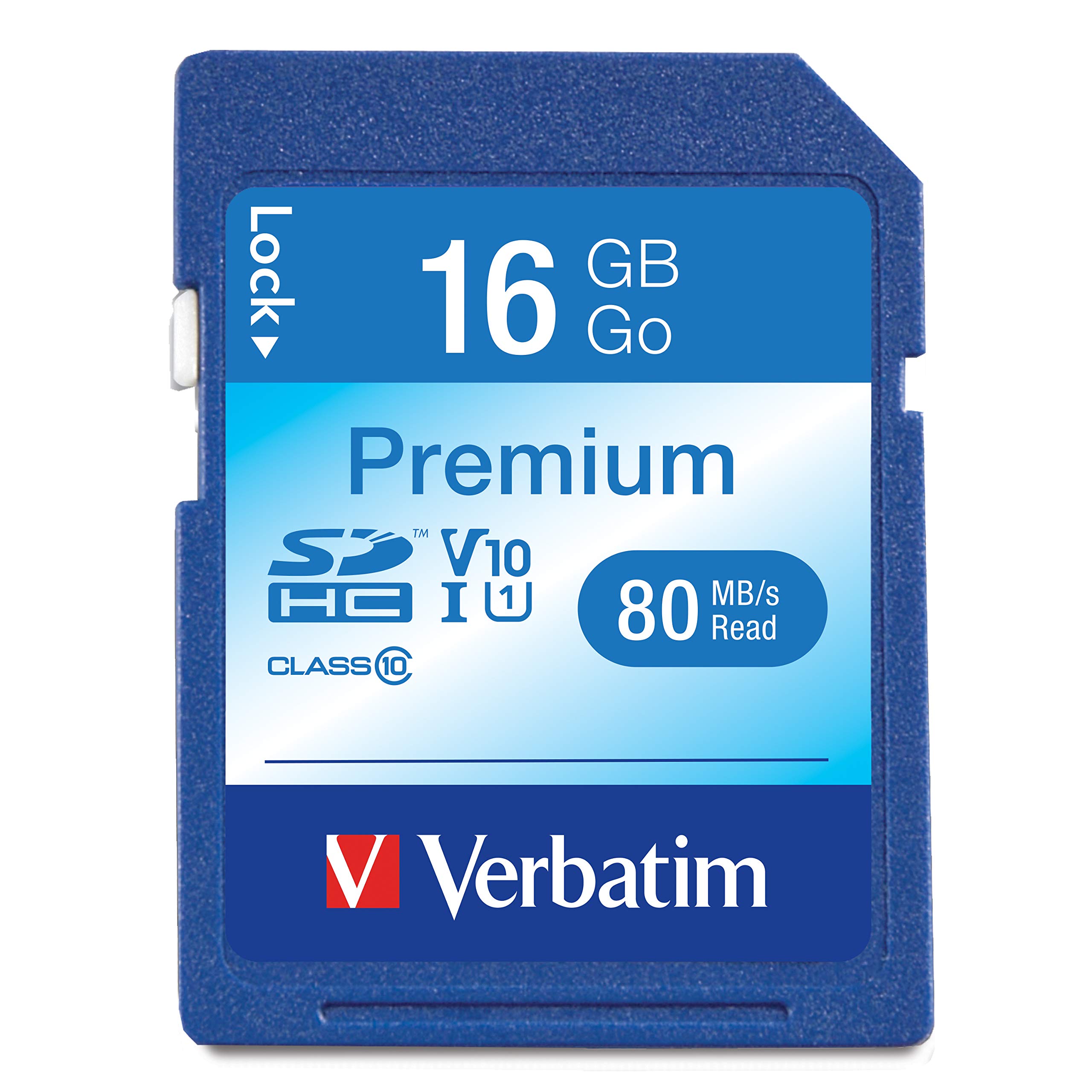 Verbatim 16GB Premium SDHC Memory Card, UHS-I V10