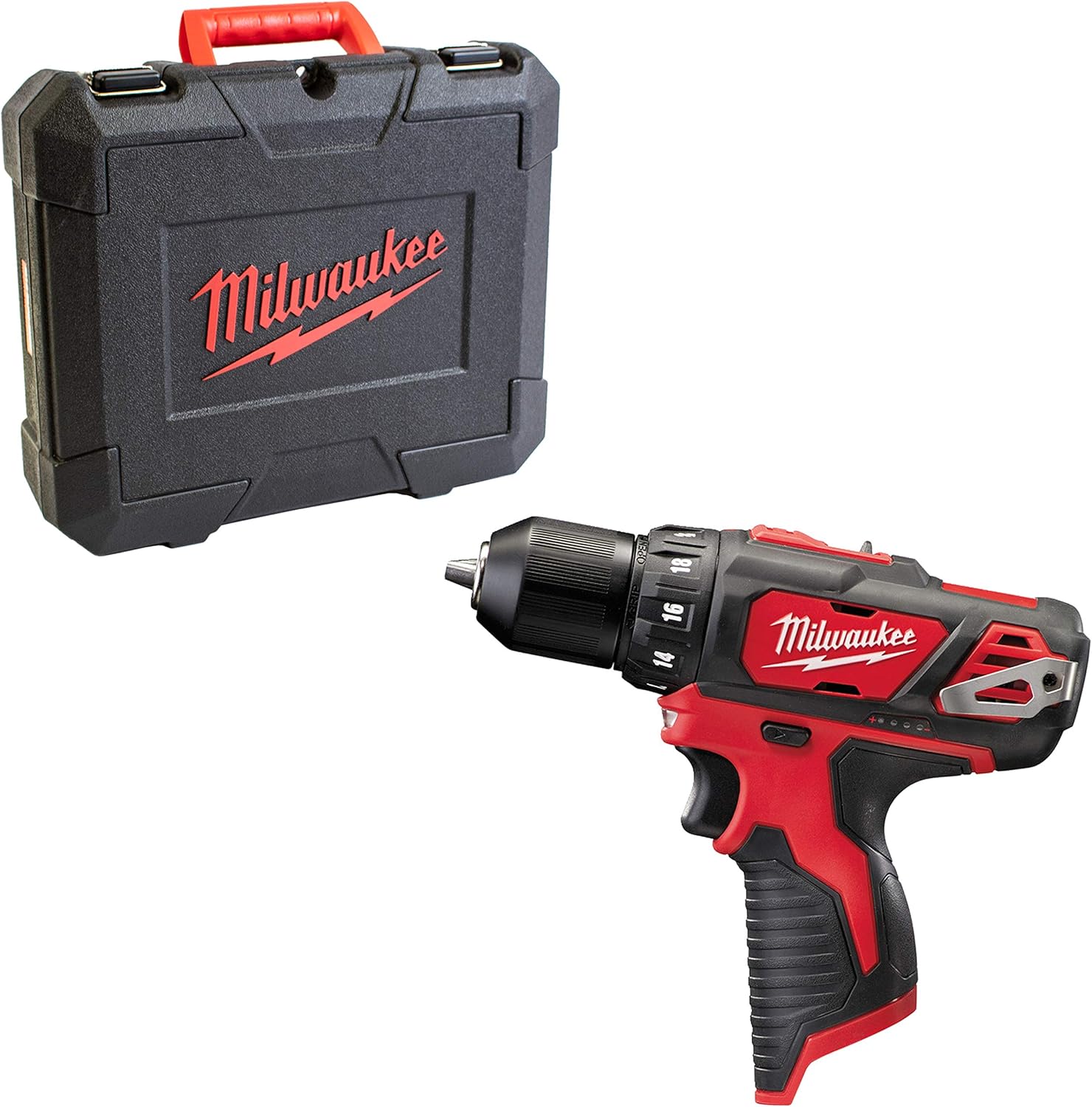 Milwaukee M12 Bdd Cordless Drill Without Battery Without Charger In Transport Case Amazon De Baumarkt