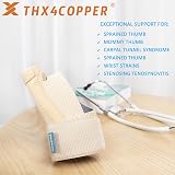 Thx4COPPER Thumb Brace & Wrist Stabilizer - Thumb Splint for Tendonitis Carpal view 5