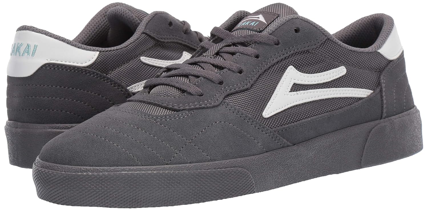 Grey Suede Lakai Footwear Cambridge Grey Suedesize Tennis Shoe Tennis