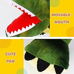 Easfan Plush Dinosaur Hand Puppet with Movable