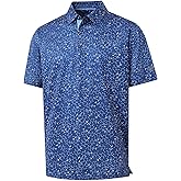 M MAELREG Boys Polo Shirt Short Sleeve Performance Dry Fit Stretch Funny Print Active Casual Collared Golf Shirts for Boy