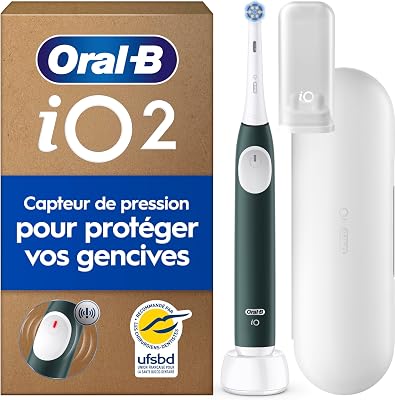 Brosse à Dents Electrique iO 2 avec 1 Brossette, Vert Forêt