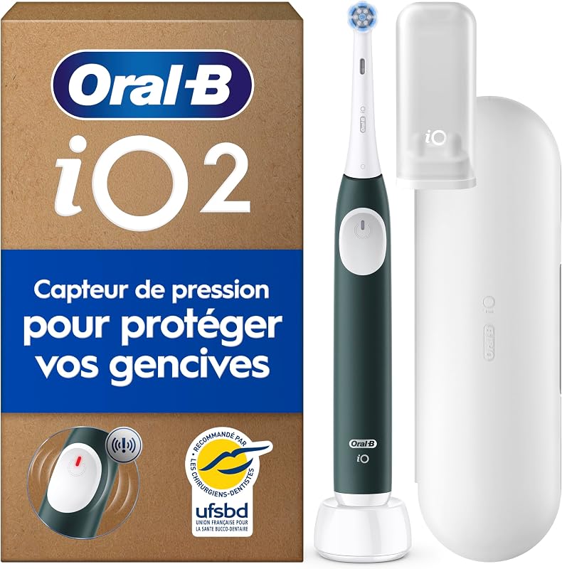 Brosse à Dents Electrique iO 2 avec 1 Brossette, Vert Forêt