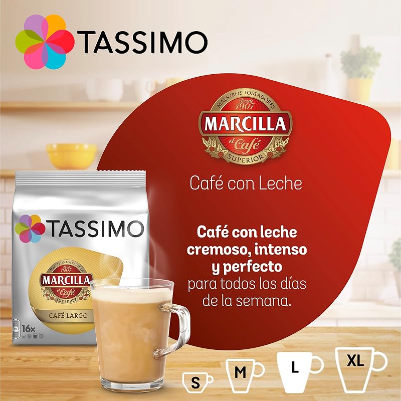 Marcilla Café con Leche | 80 Cápsulas | Amazon Exclusive