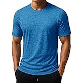 MAGCOMSEN Men's Short Sleeve Dry Fit Shirts Athletic Workout Tops UPF 50+ Sun Protection Cooling Tshirts Running Gym