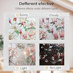 Ranzdn Window Privacy Film - Stained Glass Window