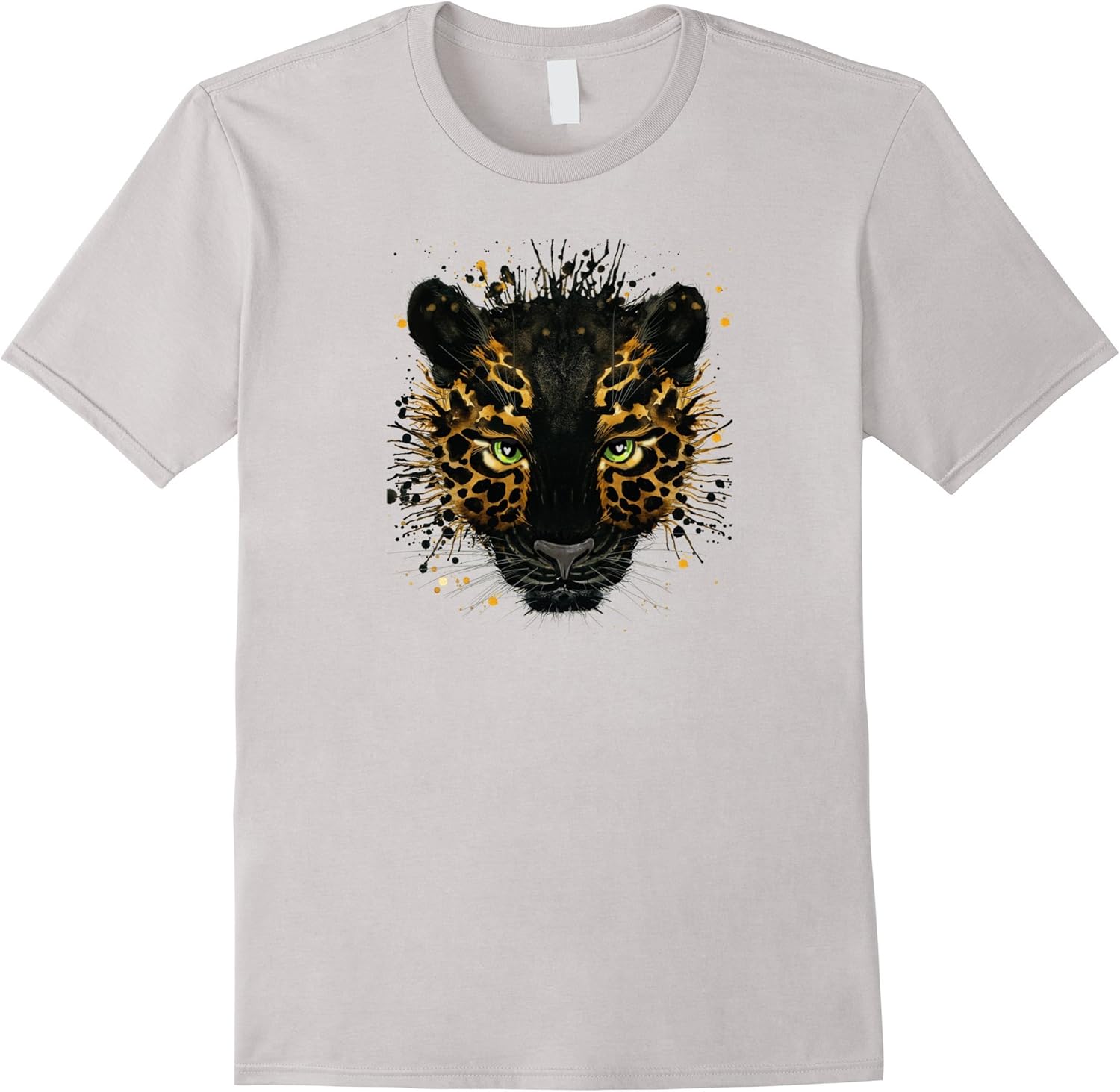 Amazon.com: Black Leopard T-Shirt Camouflaged Leopard: Clothing
