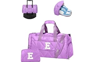 Elilier Christmas Gifts for Teenage Girls Grandkids, Monogram Duffle Bag for Travel, Overnight, Girls Trips Gifts Favors, Weekender Bag, Travel Essentials, Gift for Birthday, Christmas, Valentines Day