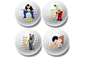CYjorkbgg Funny Golf Balls for Men Adult Humor Trick Novelty Golfer Gift Set for Dad Boyfriend Coworkers Unique Professional Practice Balls for Golf Lover Perfect Father’s Day Christmas Birthday Gift