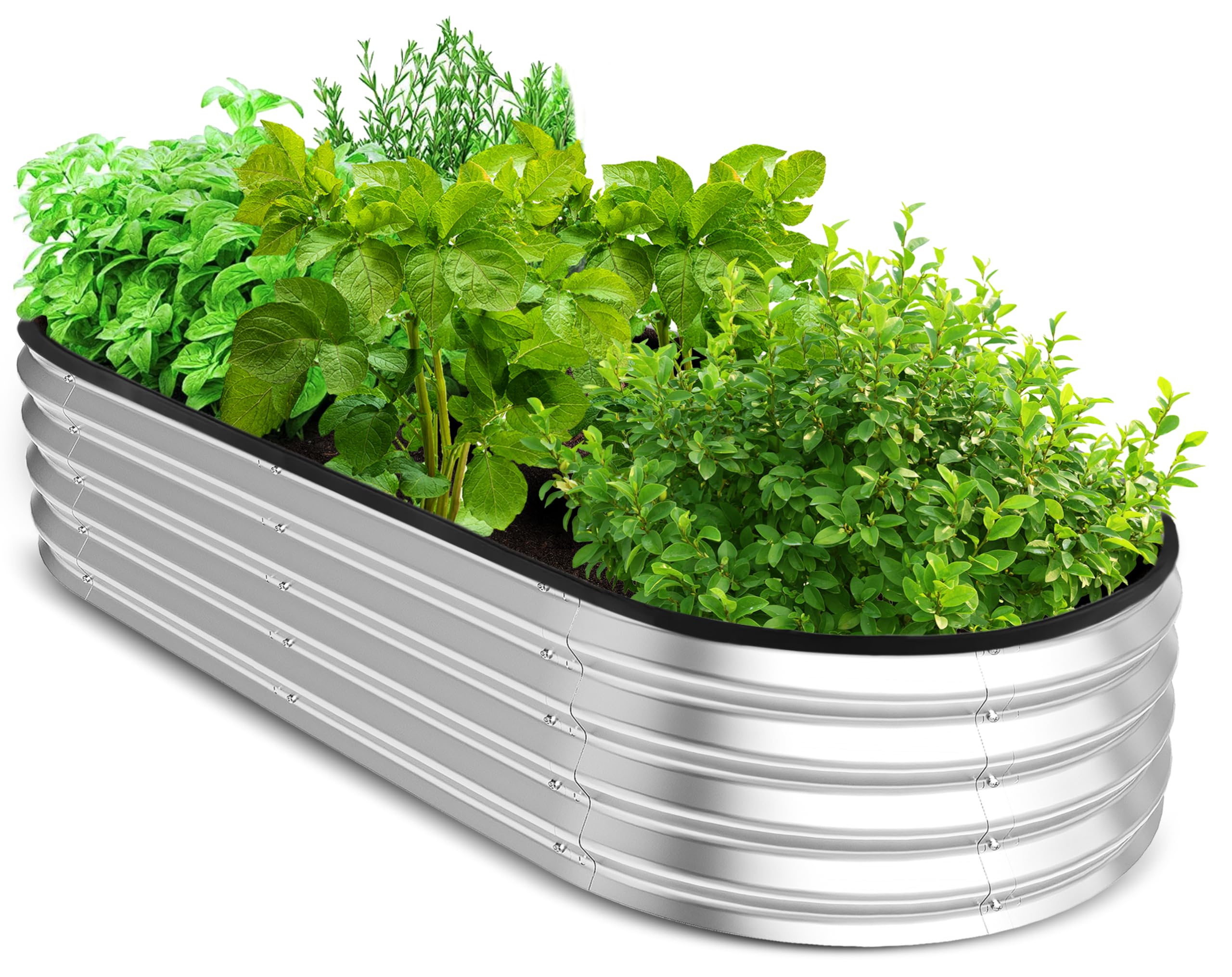 Galvanized Raised Garden Bed Kit