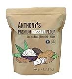 Anthony's Cassava Flour, 4 lb, Batch Tested Gluten
