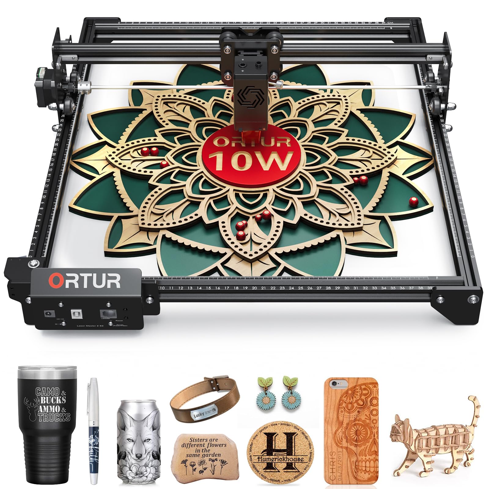 10W Output Laser Engraver, Ortur Laser Master 2 S2