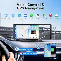 10.26" Wireless Portable Apple Carplay & Android