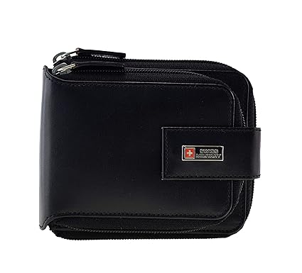 Swiss Military Black Mens Wallet (PW4))