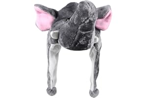 Bioterti Plush Fun Animal Hats One Size Cap Polyester With Fleece Lining