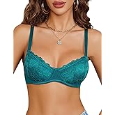Avidlove Women's Sexy Bra Lace Underwire Unlined Everyday Bra Lingerie S-XXL