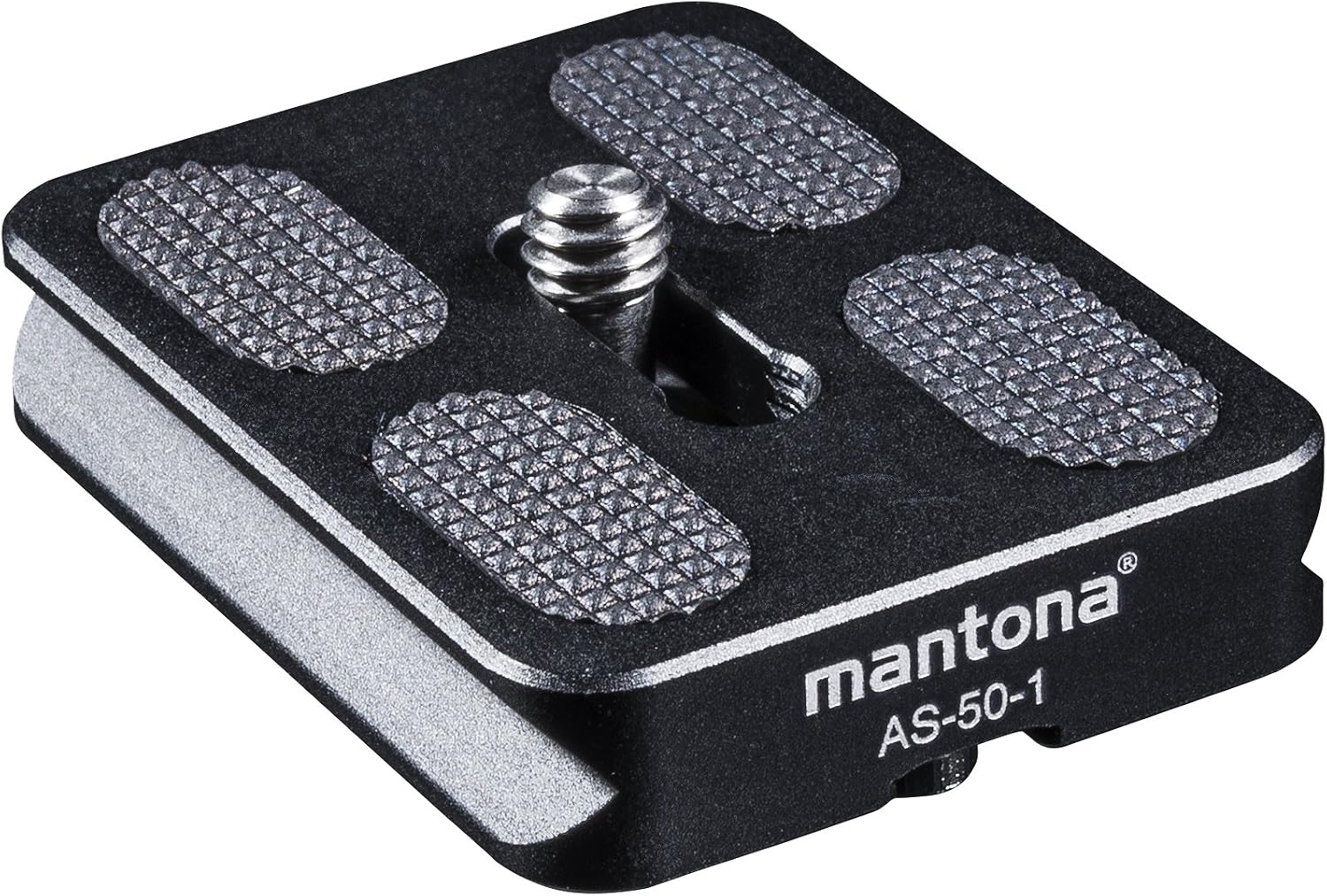 Mantona Quick Release Plate, black, AS-50-1