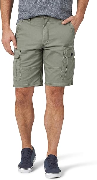 men's wrangler cargo shorts relaxed fit