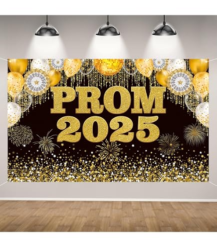 KatchOn Giant Class Of 2025 Graduation Banner - 72x44 Inch Orange & Black Backdrop For Parties - View #3