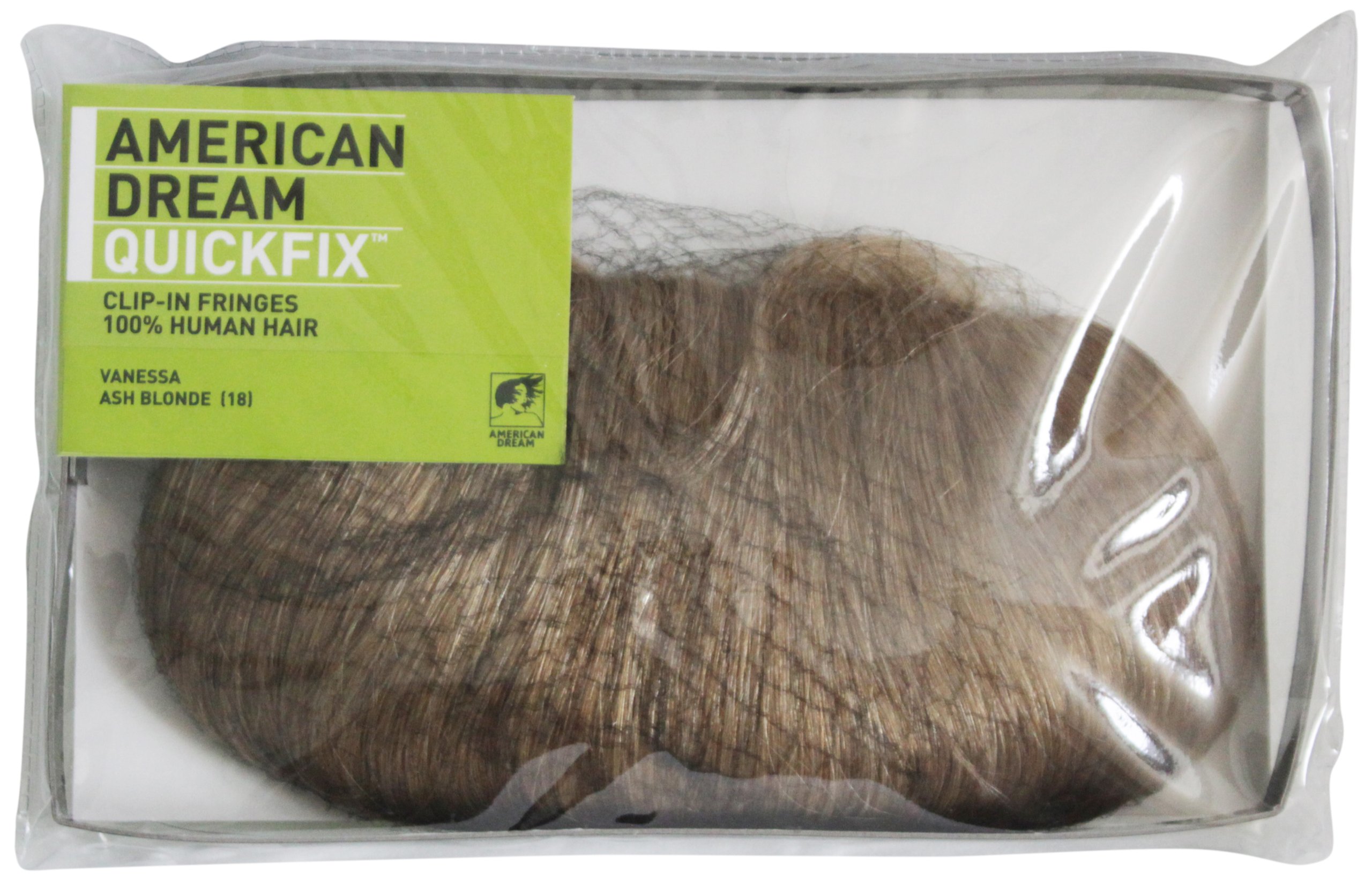 American Dream Human Hair Vanessa Fringe, Colour 18 Ash Blonde