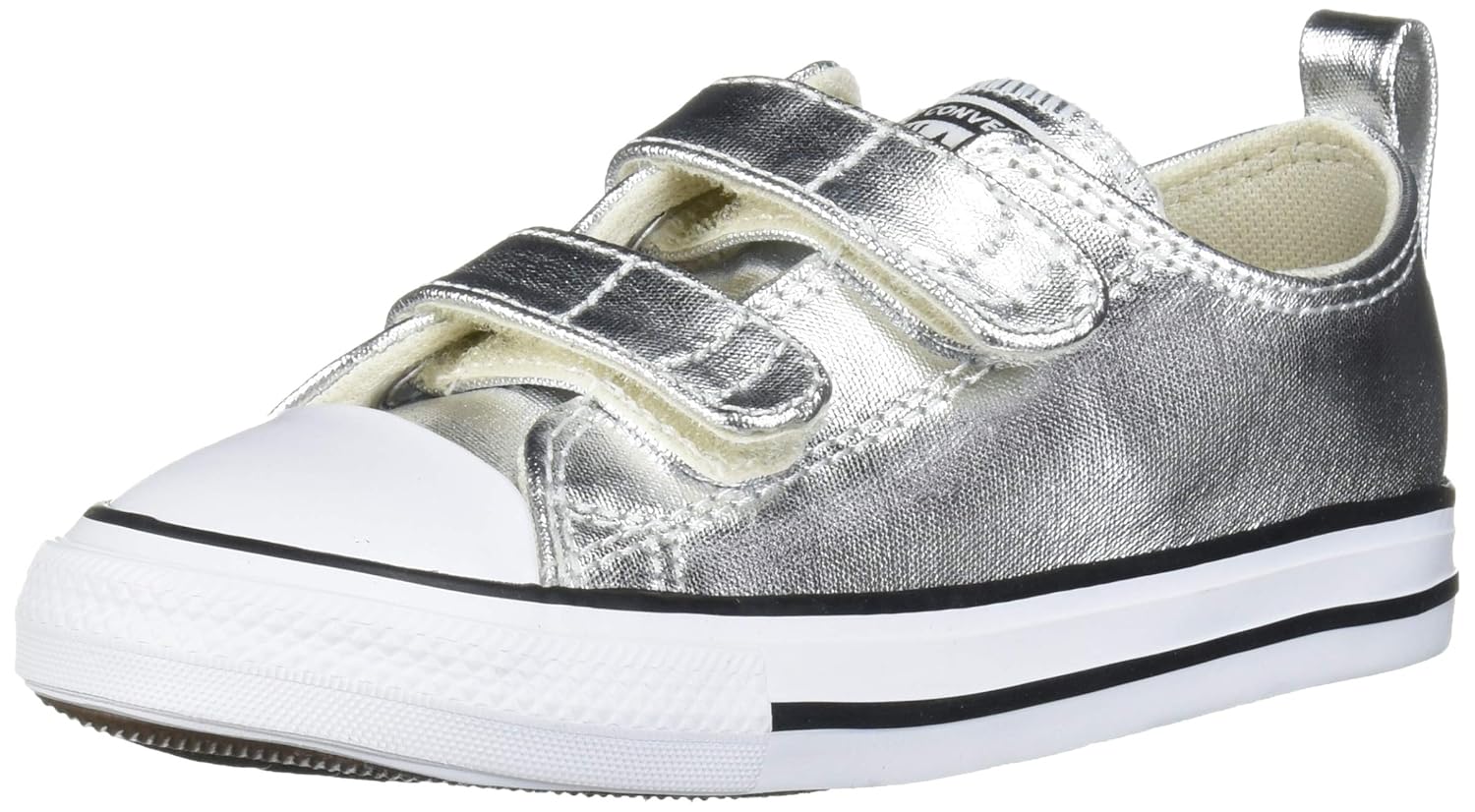 converse velcro beige