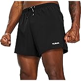 TLRUN Men's Ultra Lightweight 3" Running Shorts Lined Marathon Trail Athletic Shorts