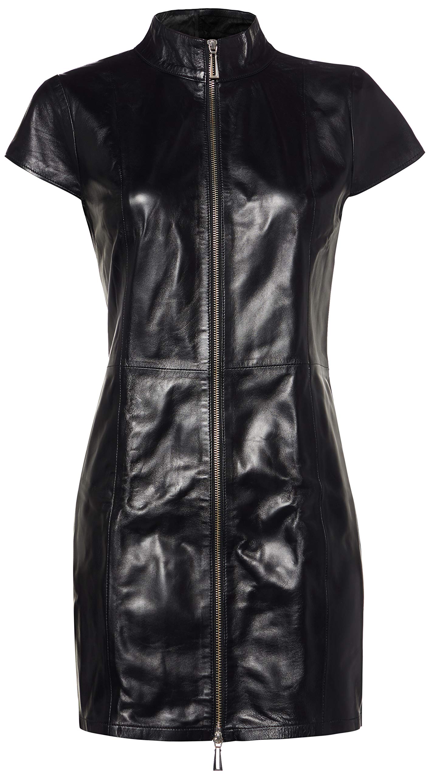 ZADO Leather Mini Dress, 2X-Large